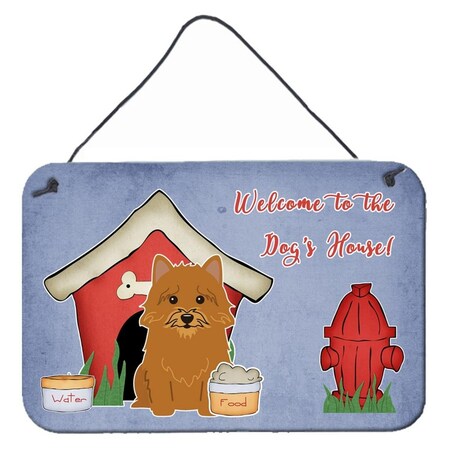Carolines Treasures Dog House Collection Norwich Terrier Wall or Door Hanging Prints BB2774DS812